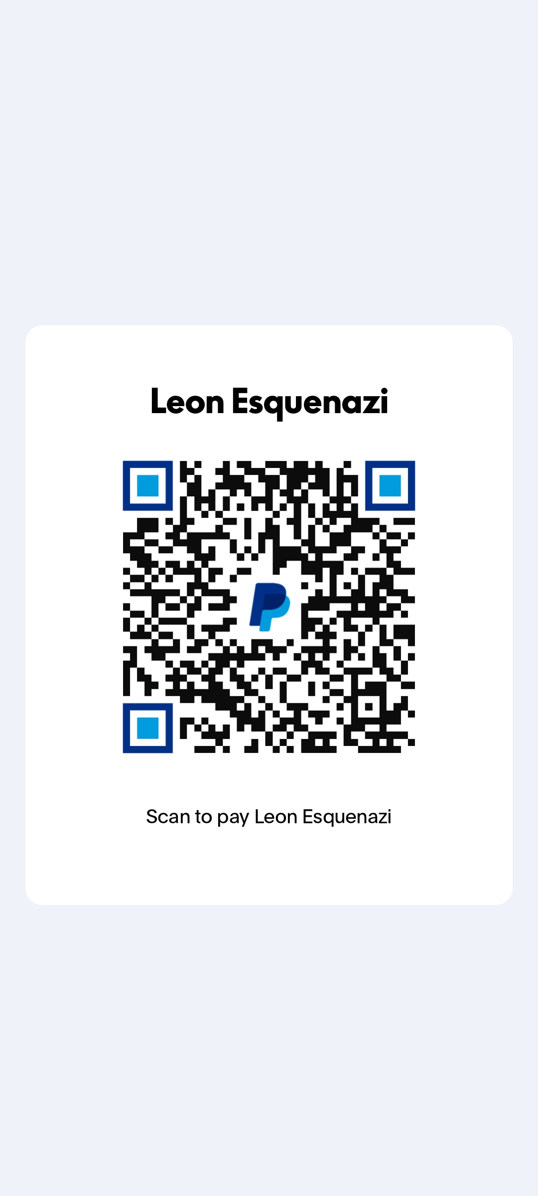 PayPal QR Code